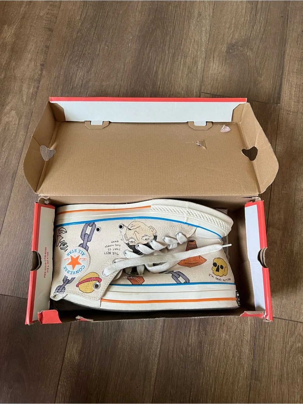 Converse Tyler the Creator x Foot Locker Chuck 70 Artist High Top Canvas 164531C